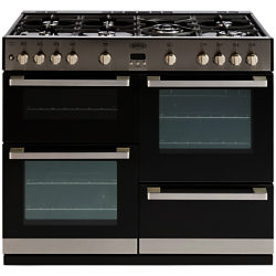 Belling DB4 100G Gas Range Cooker, Stainless Steel